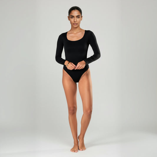 Snatched™ Seamless Long-Sleeve Sculpting Bodysuit