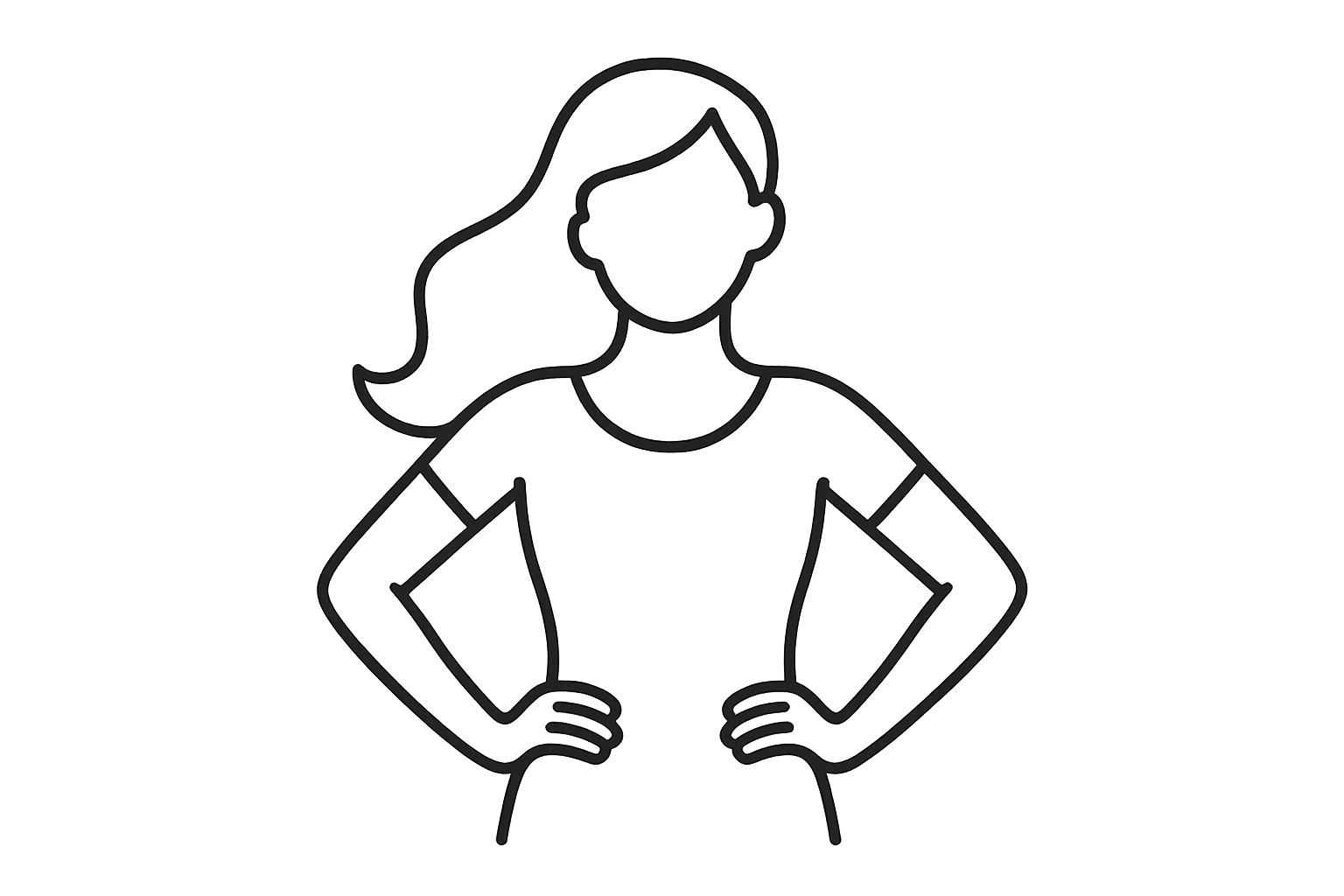 a woman. good idea but more feminine